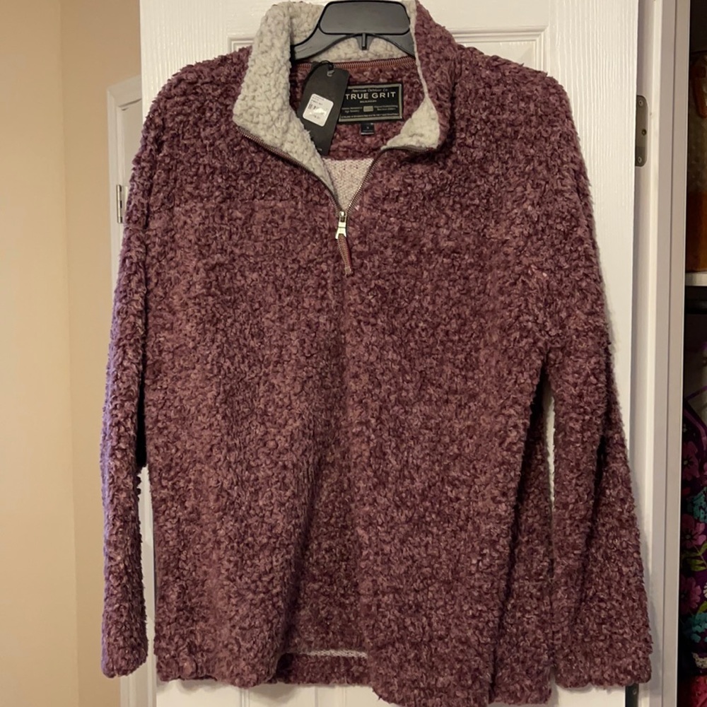 NWT True Grit Sherpa Pull Over XL